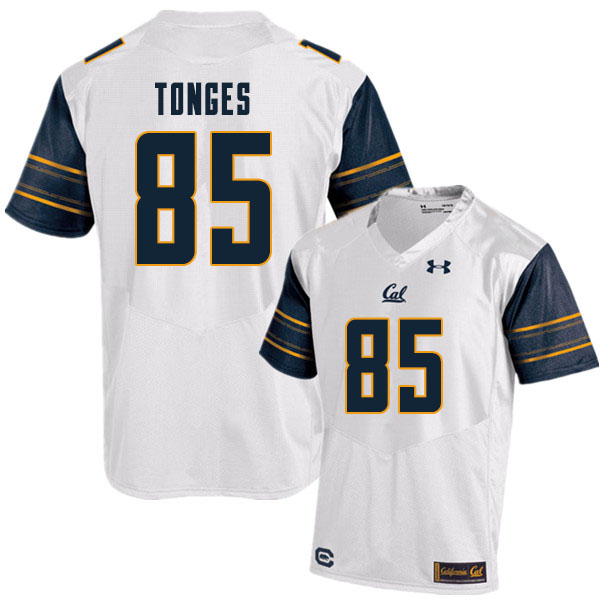 Men #85 Jake Tonges Cal Bears College Football Jerseys Sale-White